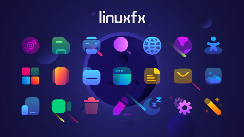 Linux操作系统的Linuxfx图标-电脑主题_系统美化_免费模版_网站优化尽在白菜美化网！白菜码美化